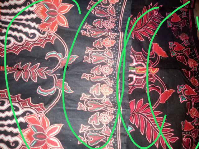 Batik Couple Keluarga 2 Anak Cewek Dan Cowok Motif Pagar Bumi Merah Seragam Busui Terbaru