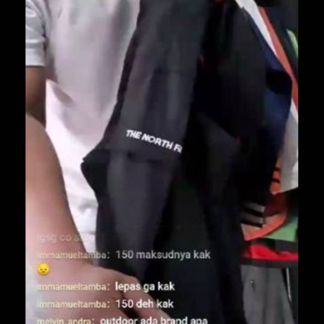 Jaket tnf casual 1pcs 150k