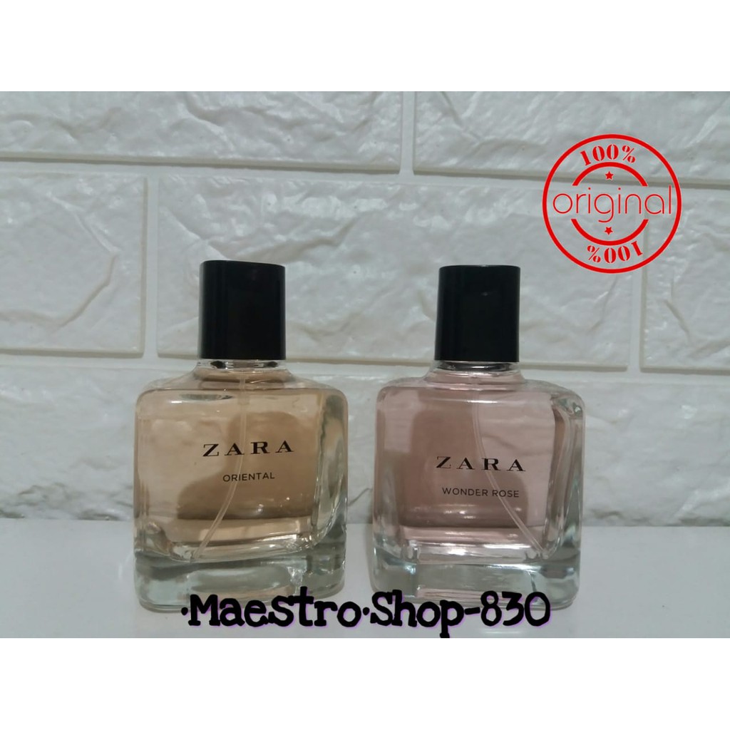 Parfum Original Zara Wonder Rose 100ml & Zara Oriental 100ml Zara Parfume Ori Reject Non Box
