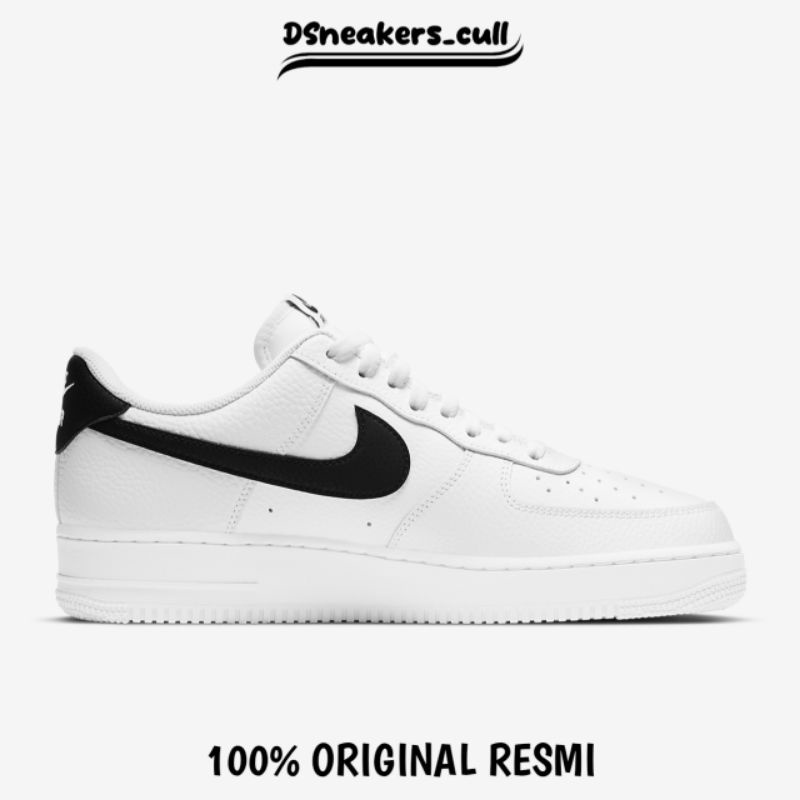 Nike Air Force 1'07  White Black BNIB RESMI 100% ORIGINAL