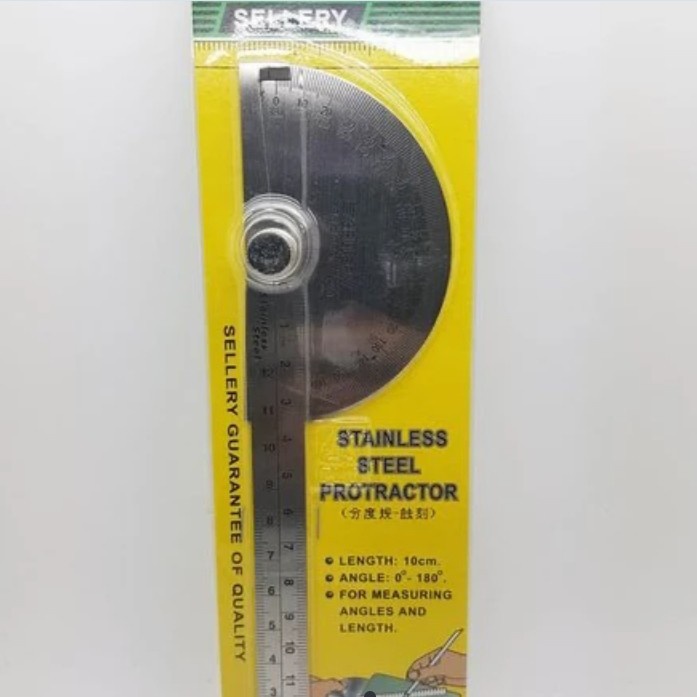 

Murah Busur Derajat Stainless Steel Protector Sellery 54-700 Original Hemat
