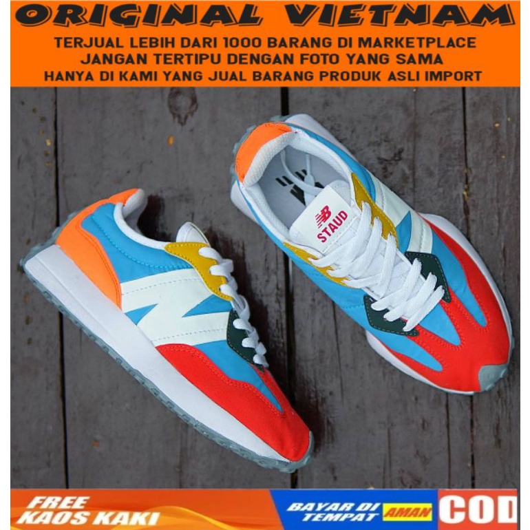 TERBARU SEPATU SNEAKERS WANITA RUNNING LARI OLAHRAGA KASUAL SANTAI STAUD SERIES 327 IMPORT QUALITY