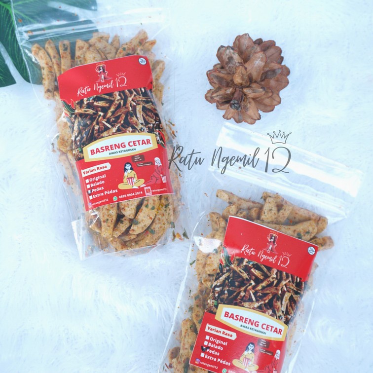 500gr BASRENG CETAR/BASRENG DAUN JERUK/BAKSO GORENG KRIUK-Pedas