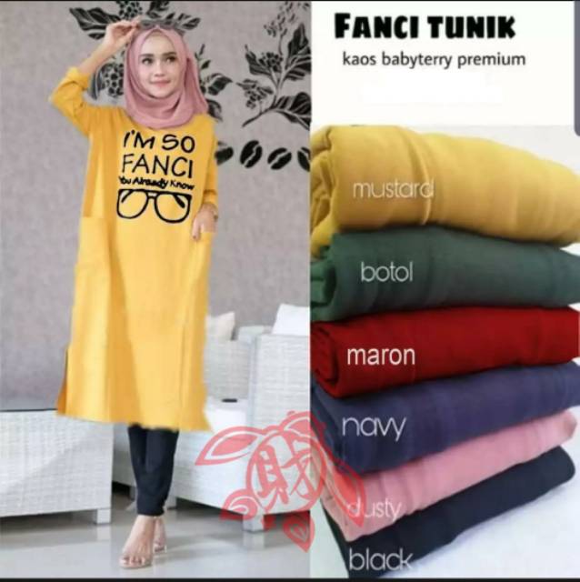 TUNIK FANCI 4 warna
