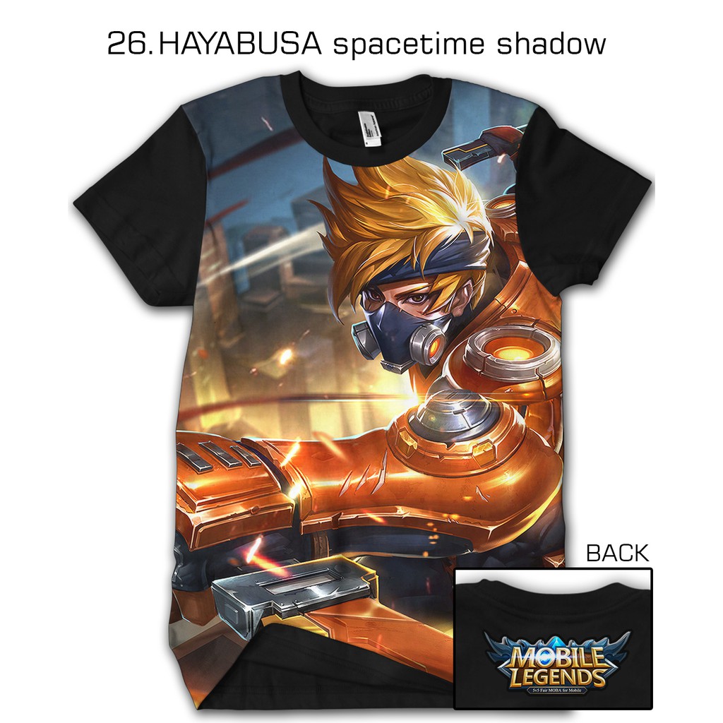 Kaos 3d Mobile Legends Legend 26 HAYABUSA Spacetime Shadow Shopee Indonesia