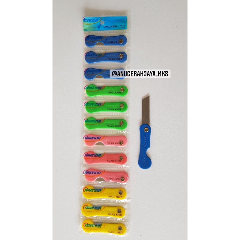 

[PCS] SILET AMANDA KECIL , SILET LIPAT , KNIFE AMANDA , SILET