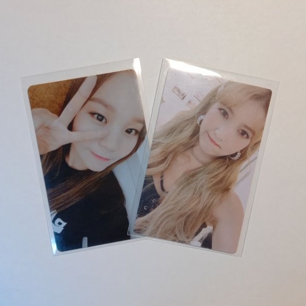 Photocard GFRIEND umji rainbow & sowon time for us