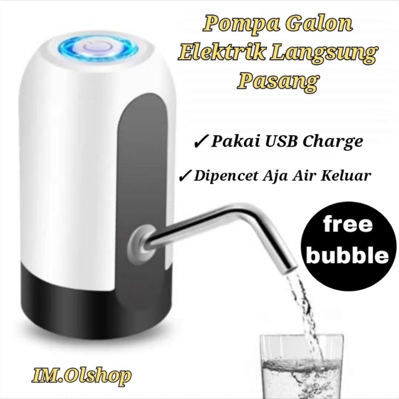 POMPA GALON ELEKTRIK RECHARGE DISPENSER AIR⭐IM.Olshop⭐