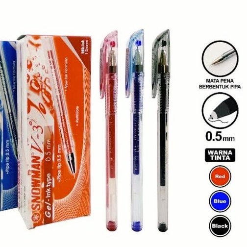 

Pen Snowman V3 [1pak=12 biji]