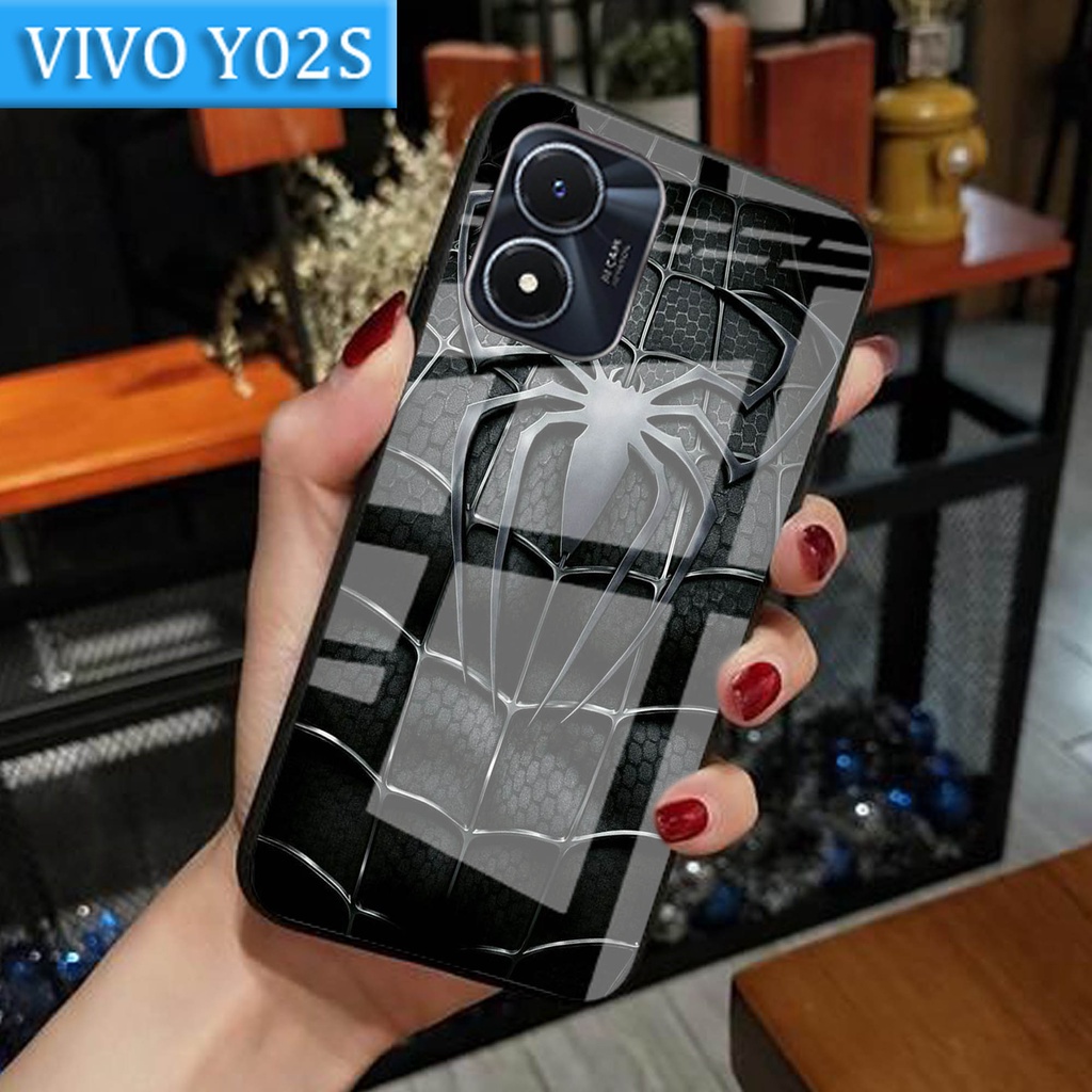 (S20) SoftCase Glass VIVO Y02S - casing Terbaru handphone - VIVO Y02S  - pelindung handphone - VIVO Y02S