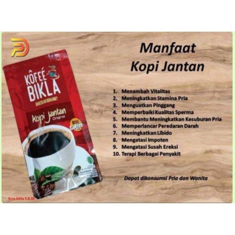 

KOFEE BIKLA KOPI JANTAN ORIGINAL