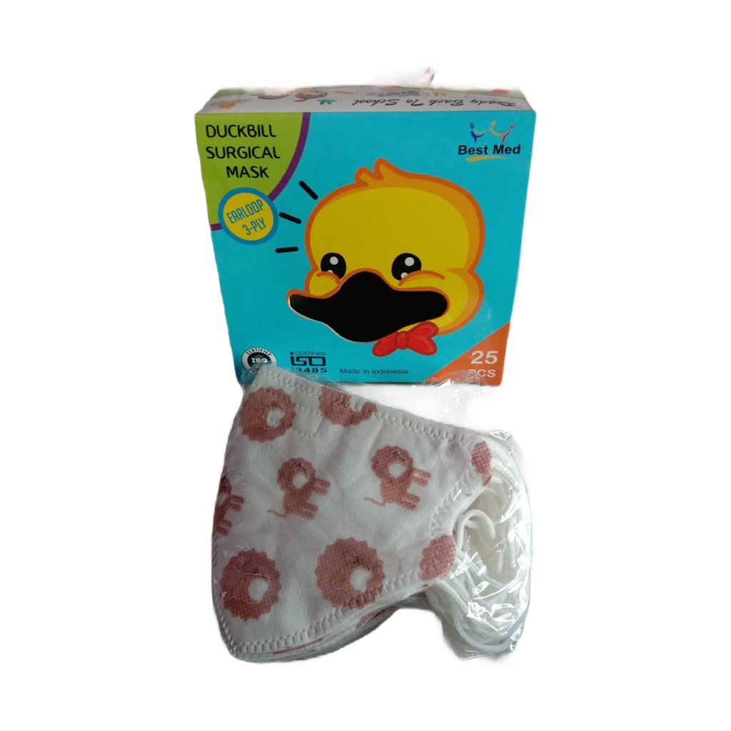 Masker Duckbil Medis Anak Bestmed/Masker Duckbil Medis Dewasa Bestmed