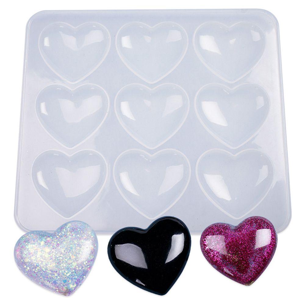 TOP 9 Heart Handmade Silicone Jewelry Making Mold Casting Molds