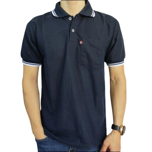 Kaospolos - Kaos polo shirt saku dewasa | atasan baju kaos kerah pria lengan pendek