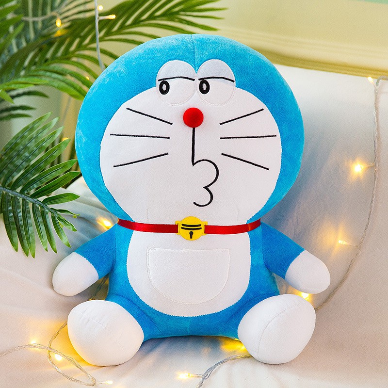 Mainan Boneka Plush Anime Doraemon 25CM 35CM Untuk Hadiah Ulang Tahun Anak