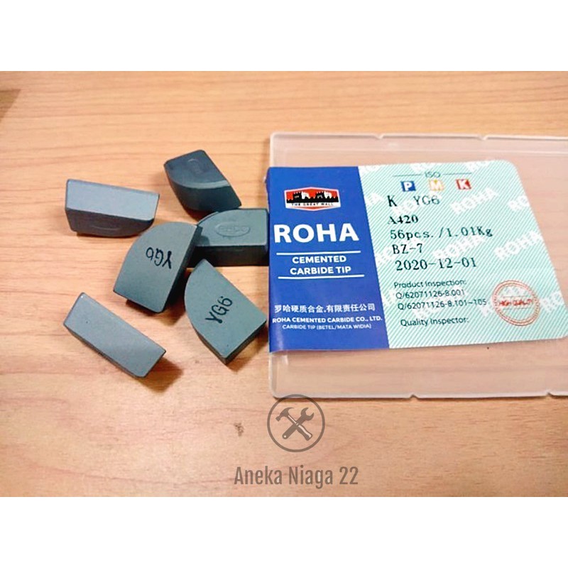 Aneka - A420 | A 420 | YG6 Insert Mata Pisau Bubut | Pahat Bubut Widia AN22