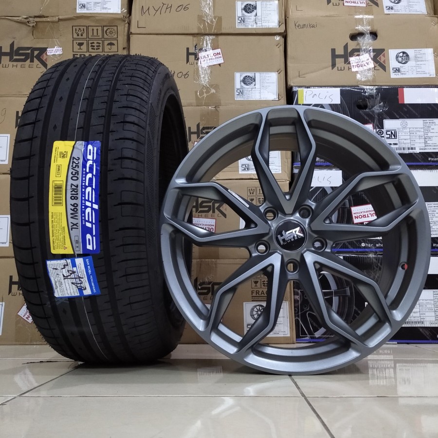 Jual Velg Mobil Ring 18 Hsr Wheel SLOUX H617 Paket Ban Xpander ,HRV