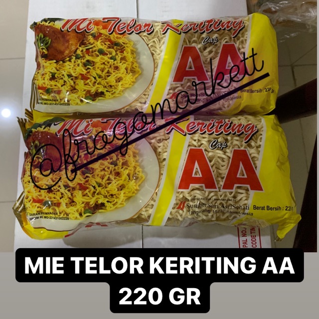 Mie Telur Keriting AA 220gr