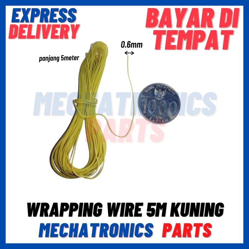 [DEV-9103] WRAPPING WIRE 5 METER KUNING