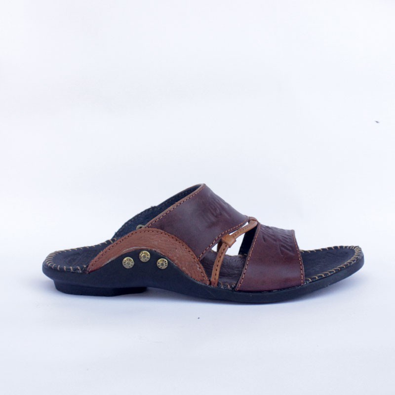 Sandal Pria Kulit Asli - Sandal Selop Pria - Sandal 100% Kulit Asli