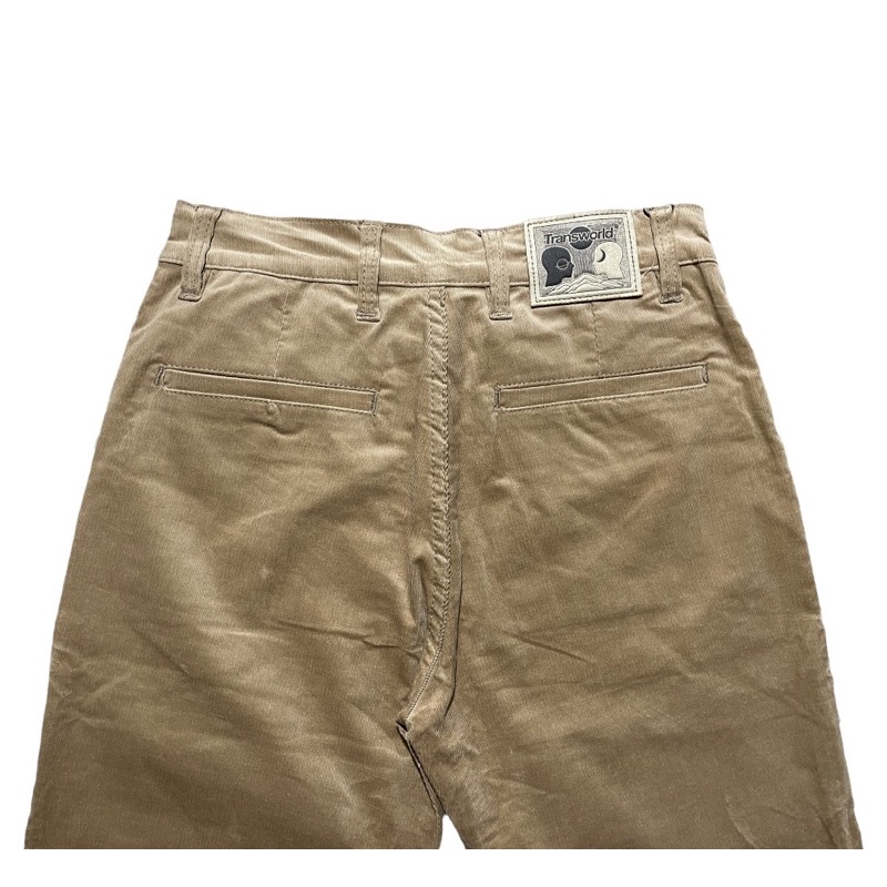 Transworld Celana Corduroy Panjang Legular Fit Khaki