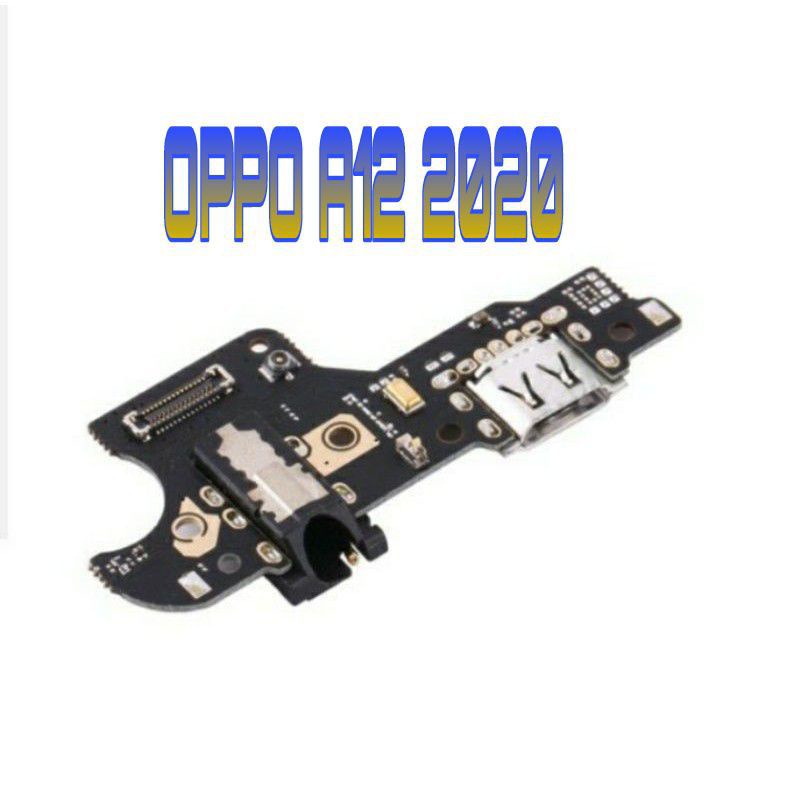 BOARD PAPAN KONEKTOR CONECTOR CAS CHARGER OPPO A12 2020 PLUG IN MIC ORIGINAL