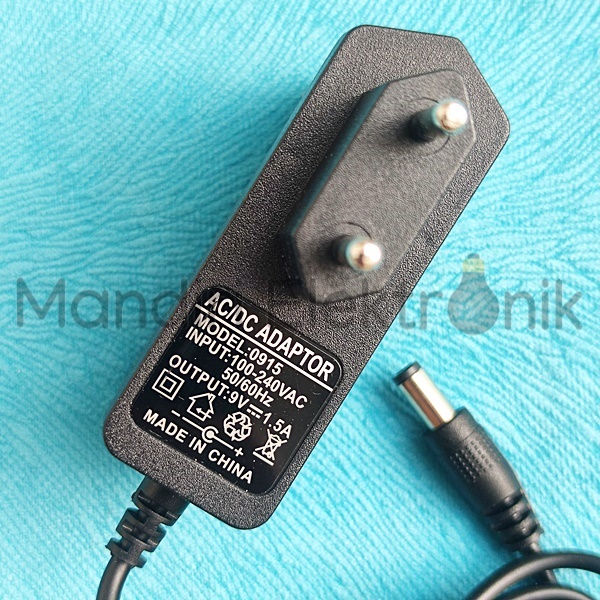 Adaptor 9 Volt 1,5 Ampere Charger Speaker - Adaptor Switching 9V 1,5A - Adaptor 9V 1.5A 9Volt 1.5Ampere