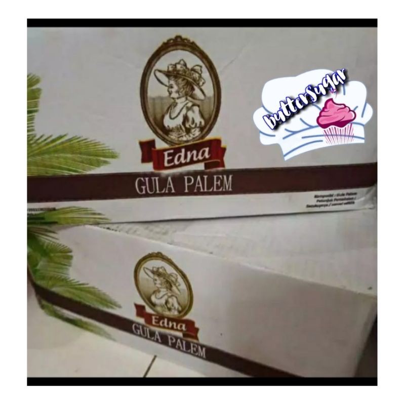 GULA PALEM EDNA 1 DUS / GROSIR ( 50 BUNGKUS @200GR) MURAH