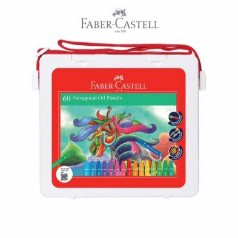 

Faber-castell Hexagonal Oil Pastel 60 warna / Crayon 60 Warna Faber-Castell / Krayon Faber Castell 60 warna promo