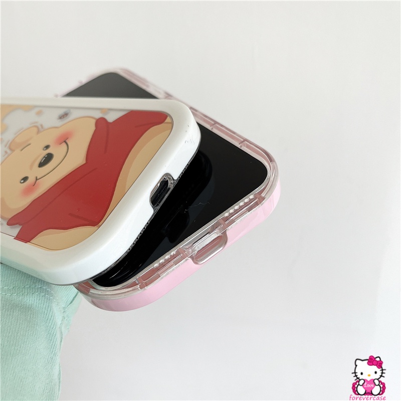 Soft Case Bahan TPU Desain Winnie The Pooh Strawberry Untuk Vivo Y35 Y22 Y12 Y15s Y01 Y50 Y30 Y11 Y33S Y21 Y12i Y17 Y20i Y12s Y20 Y21 Y21 Yt Y21S Yt1S Y33S Y21S Y21T