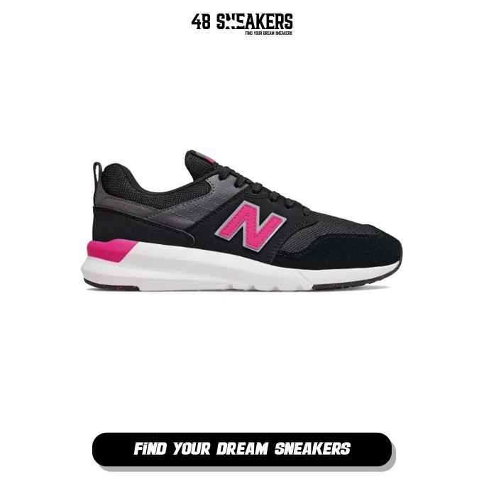 Promo New Balance Lifestyle 009 Black Womens Original