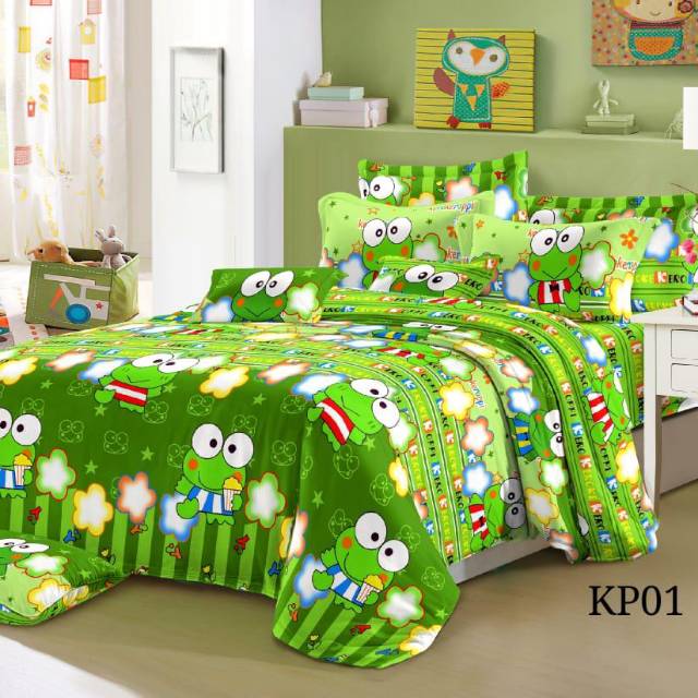 Bed Cover Keroppi Shopee Indonesia