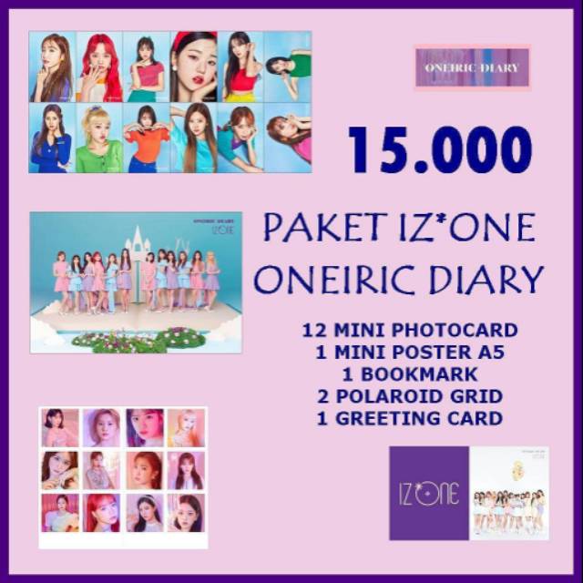 PAKET IZ*ONE ONEIRIC DIARY