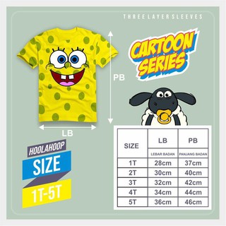  KAOS  SERI KARTUN KAOS  BALITA  KAOS  ANAK 1 5 TH GROSIR  100K 