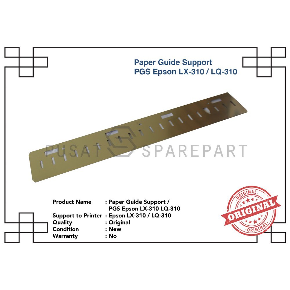 

Order Langsung PGS atau Paper Guide Support Epson LX-310 LQ-310 New Flash Sale