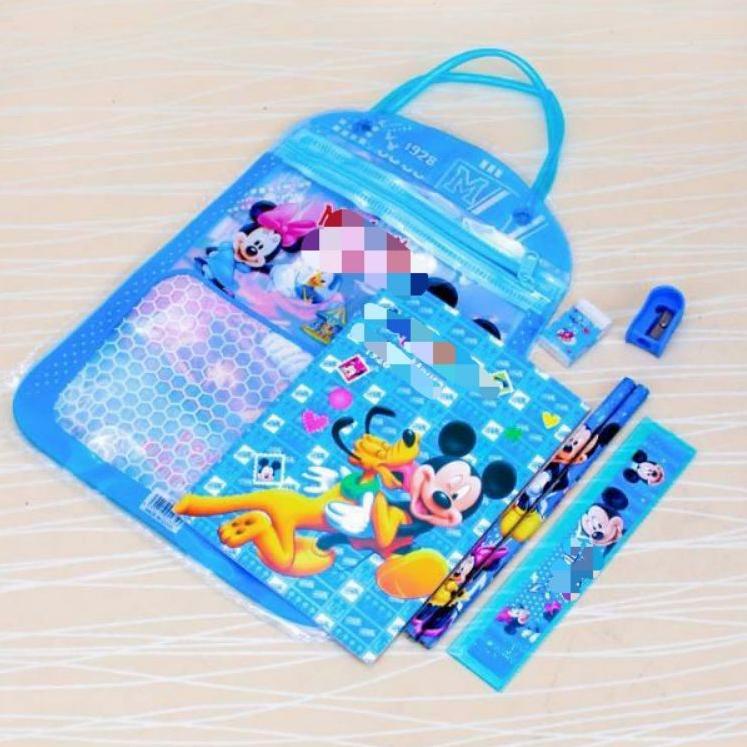 

VQ879 STATIONARY SET FREE BAG / SET ALAT TULIS ANAK SEKOLAH MOTIF KARTUN. ぜ 60