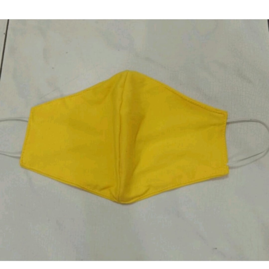 Masker Bahan Katun 2 ply/ Masker Non Medis Bahan Katun 2 Lapis Tali Karet