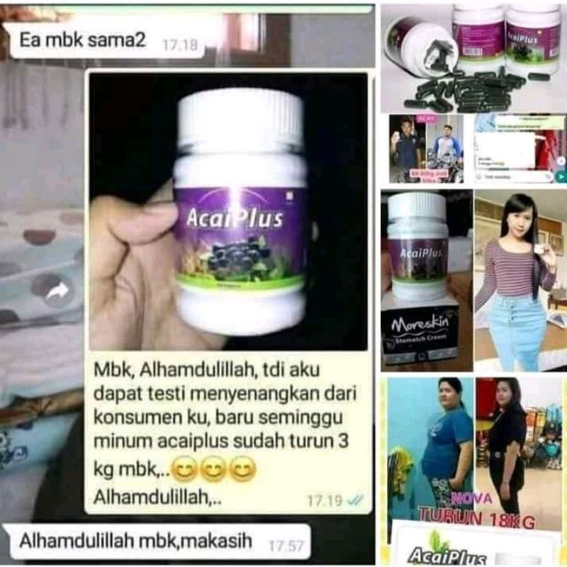 ACAI PLYS NASA ORIGINAL BPOM/ OBAT PELANGSING/ OBAT PENURUN BERAT BADAN
