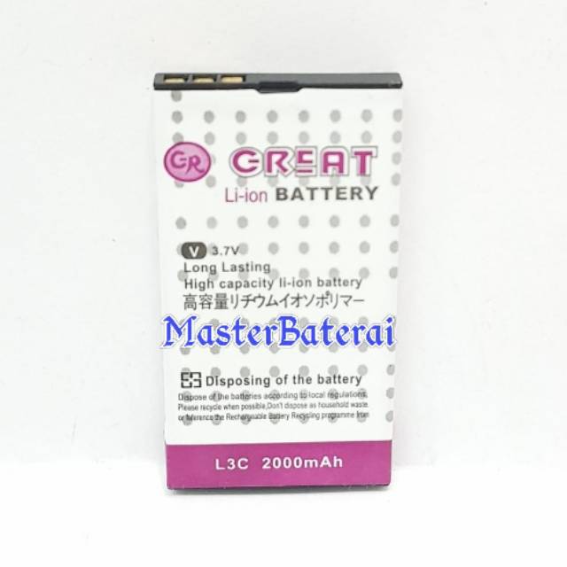 Baterai Cross L3C Batrai Battery Batre HP Mini Evercos Evercros Cros L3C Berkualitas