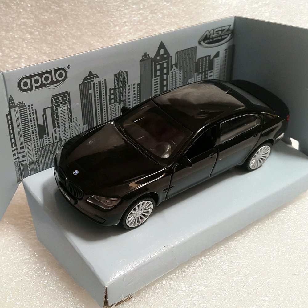 Stok terakhir Diecast Mobil BMW 760LI Apolo MSZ Hitam Murah