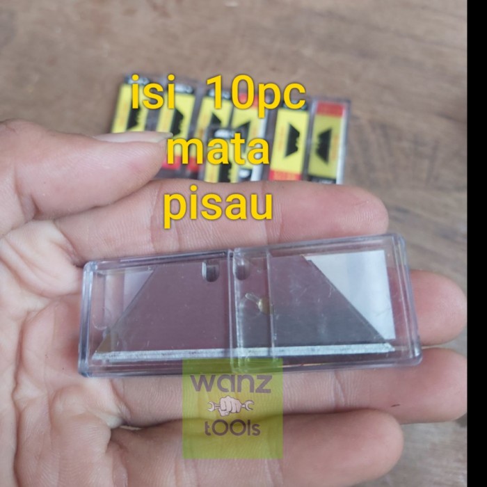 

Cuci Gudang Refill Mata Pisau Cutter Lipat (10Pc) - Folding Cutter Knife Trendi