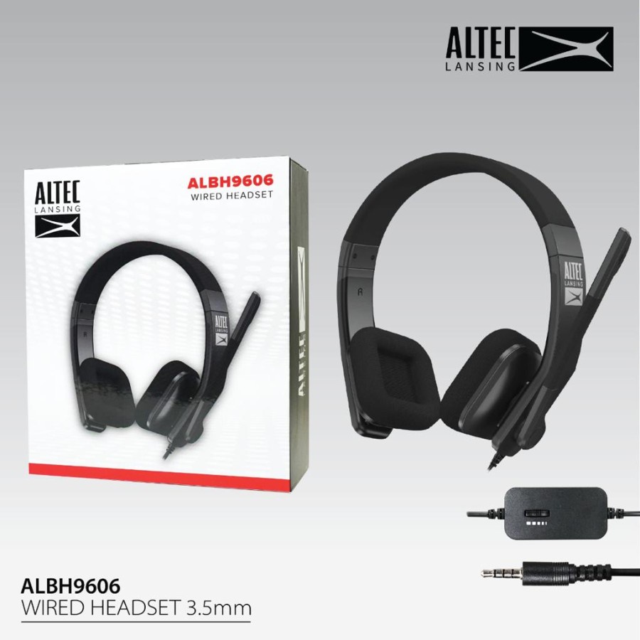 Headset Altec Lansing ALBH-9606 Stereo Wired | Altec ALBH9606