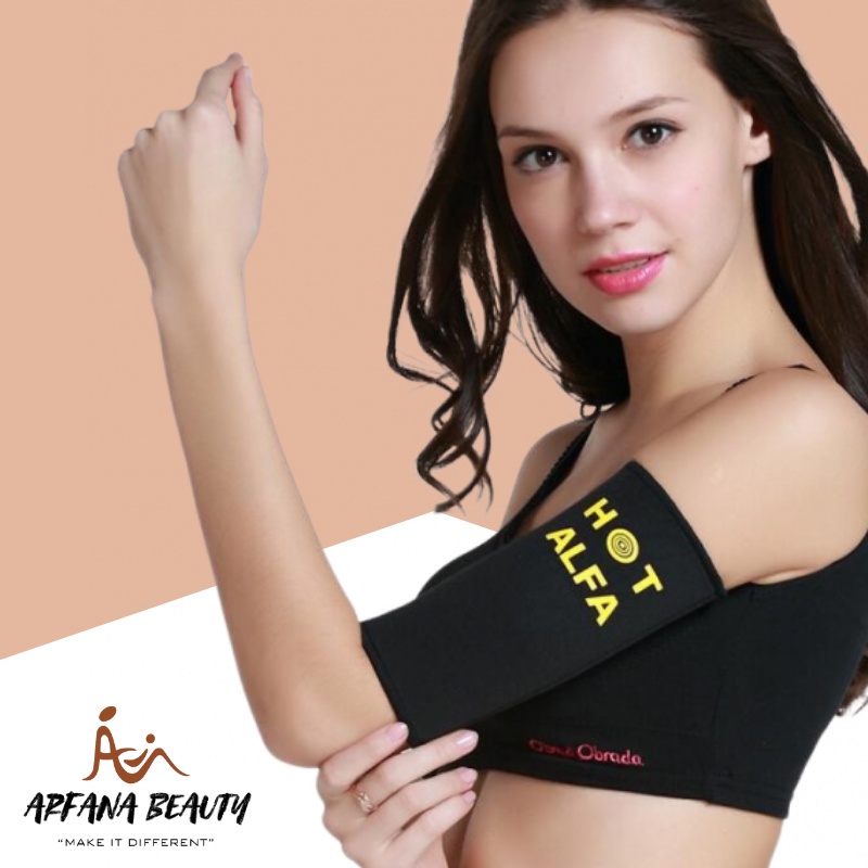 Korset Lengan Pembakar Lemak HOT ALFA Manset Deker Pengecil Pengencang Pelindung Lengan Alat Pelangsing Pria Wanita Alat Peluntur Lemak  Aksesoris Olahraga Gym Fitness Fitnes Senam Short Arm Sleeve Pelindung Lengan Hot  Laki Laki Perempuan Pendek Premium