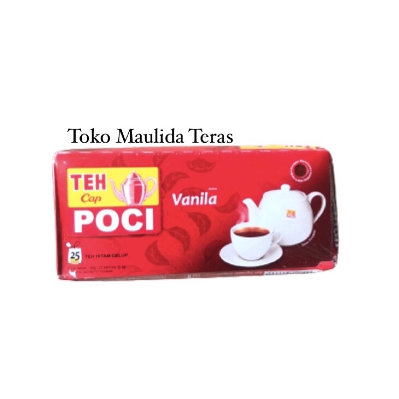 

Teh Poci Kotak aroma Vanilla / Teh celup isi 25 pcs