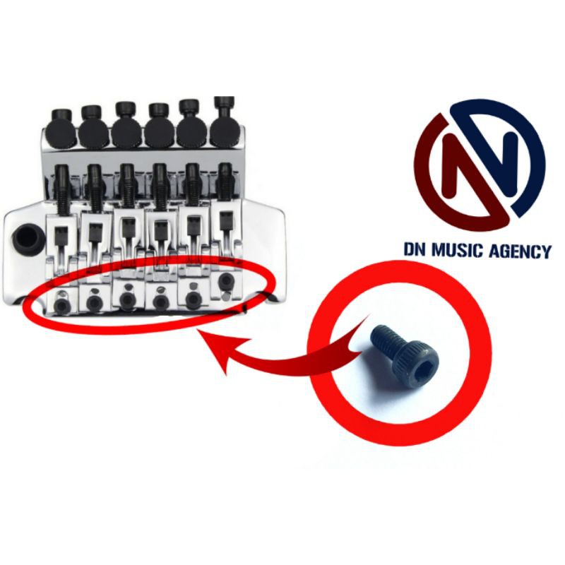 intonation lock screw saddle tremolo gitar updown / saddle bridge / baud sadel tremolo gitar