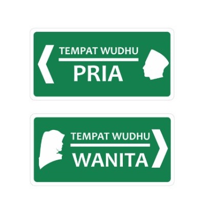 

SIGN AKRILIK TEMPAT WUDHU 30X15CM STIKER RAMBU K3 SAFETY SIGN ARAH