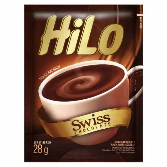 

hilo swiss chocolate sachet 28 gram