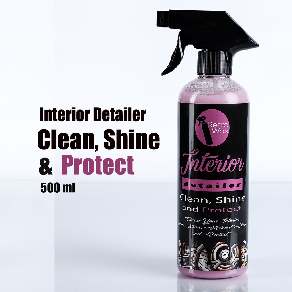 RetroWax Interior Detailer pembersih dan pengkilap interior mobil