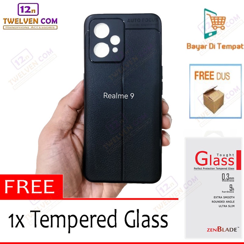 Case Auto Focus Softcase Realme 9 - Free Tempered Glass