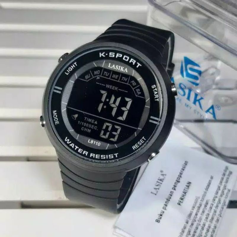 [alfis] Jam Tangan Pria Bulat Anti Air Murah / Jam Tangan Pria Digital Anti Air